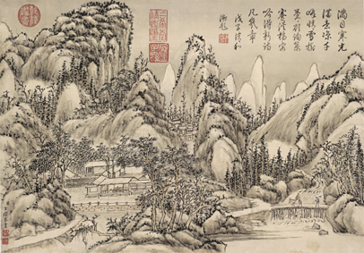 A000611中式风韵-山水风景-方综 山水