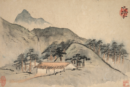 A000626中式风韵-山水风景- 石涛 山水