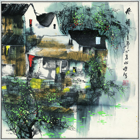 A000630中式风韵-山水风景-恽寿平 山水