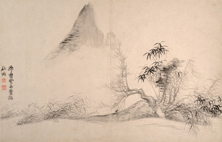 A000633中式风韵-山水风景- 恽寿平 山水