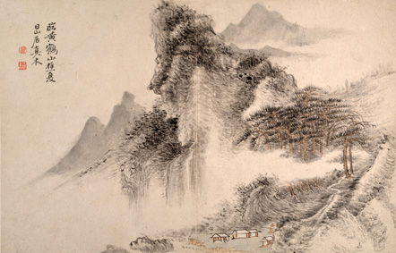 A000635中式风韵-山水风景- 恽寿平 山水