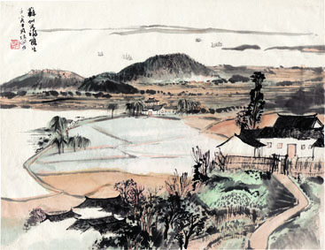 A000655中式风韵-山水 陆严少