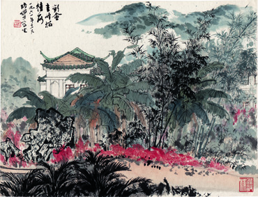 A000670中式风韵-山水陆严少 新会圭峰招待所