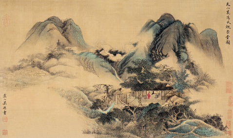 A000680中式风韵-山水 吴历 槐荣堂