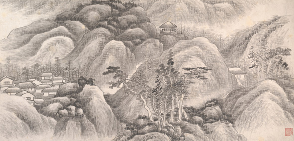 A000689中式风韵-山水 清 龚贤 十二景山水册