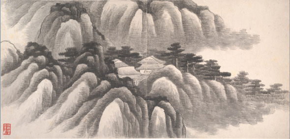 A000691中式风韵- 山水 清 龚贤 十二景山水册