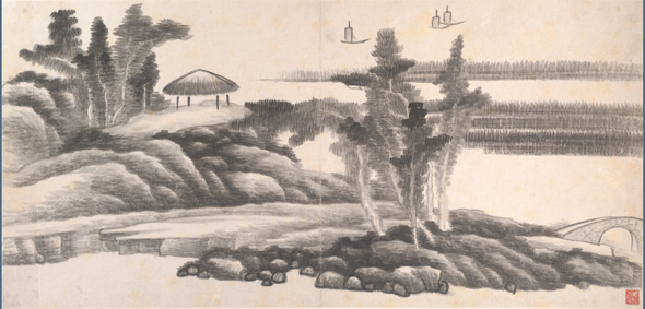 A000692中式风韵- 山水 清 龚贤 十二景山水册
