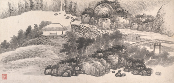 A000695中式风韵- 山水 清 龚贤 十二景山水册