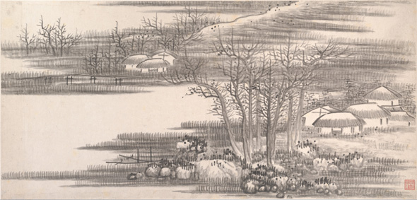 A000698中式风韵- 山水 清 龚贤 十二景山水册
