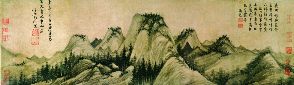A000731中式风韵- 山水-元 吴镇 中山图卷