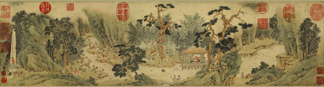 A000750中式风韵- 山水-兰亭序画芯