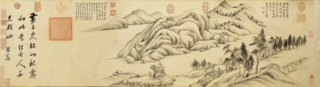 A000752中式风韵- 山水-明 董其昌 仿黄子久山水图