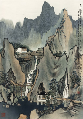 A000823中式风韵-山水风景- -方骏-山水