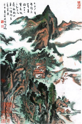A000894中式风韵-山水风景-陆严少 今之少年