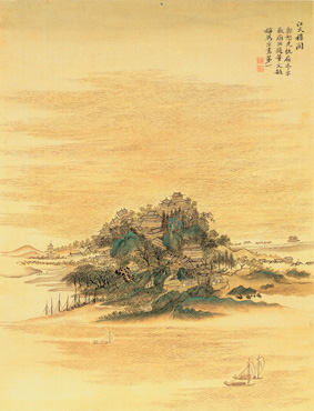 A000997中式风韵-山水风景-清 恽寿平 仿古山水册