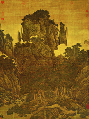 A001020中式风韵-山水风景-万壑松风图