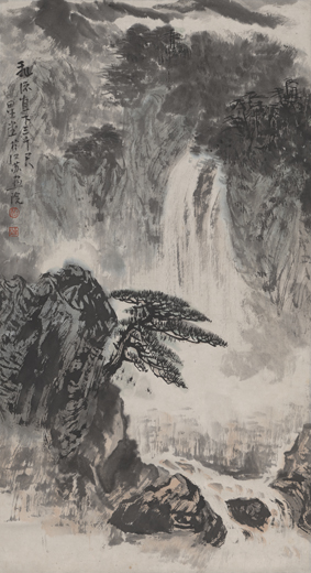 A001044中式风韵-山水风景-宋玉林-山水图轴