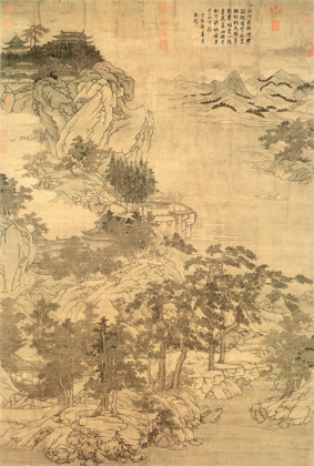 A001053中式风韵-山水风景-宋 佚名 松严仙
