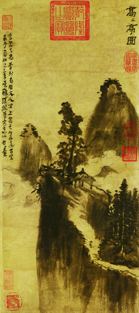 A001054中式风韵-山水风景-高高亭