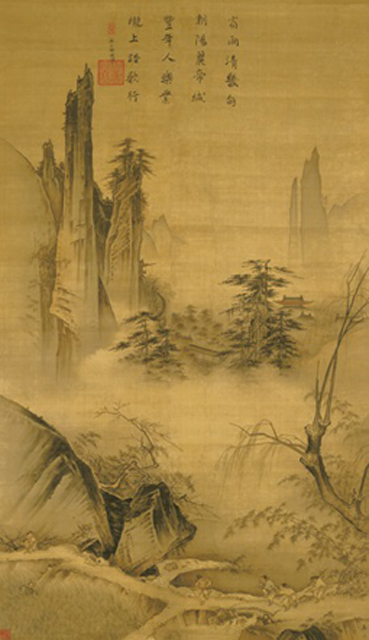 A001059中式风韵-山水风景 马远 踏歌图