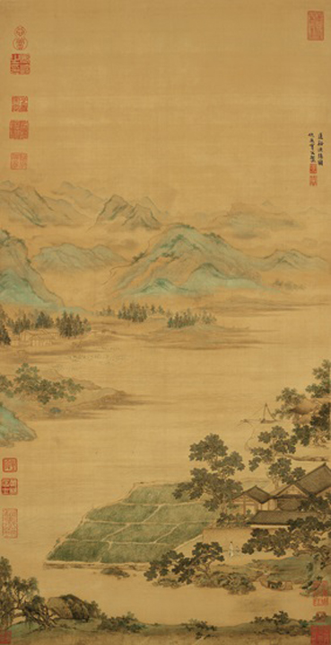 A001071中式风韵-山水风景-莲溪渔隐图