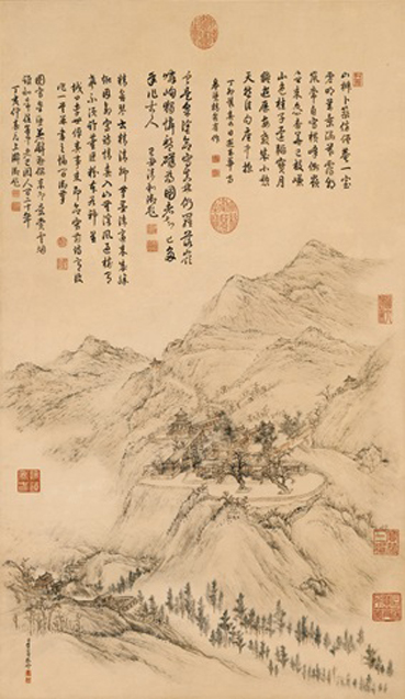 A001074中式风韵-山水风景-皋涂精舍图