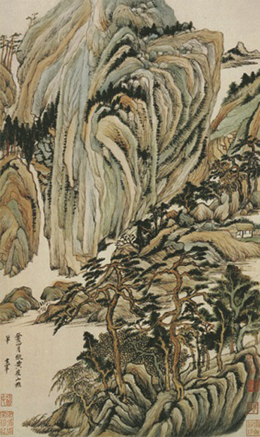 A001104中式风韵-山水风景-董其昌-仿古山水06