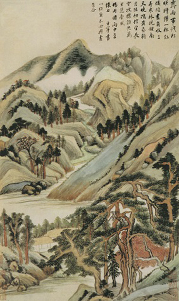 A001105中式风韵-山水风景-董其昌-仿古山水07