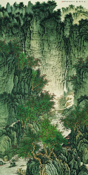 A001110中式风韵-山水风景 太行深雾