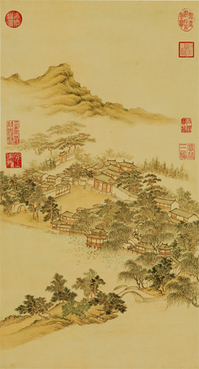 A001134中式风韵-山水风景-曲院风荷御题