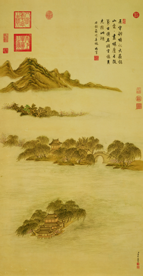 A001138中式风韵-山水风景-苏堤春晓