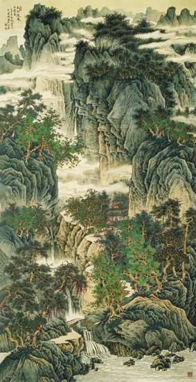 A001143中式风韵-山水风景太行雾云