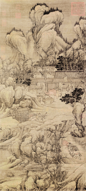 A001167中式风韵-山水风景-盘车图