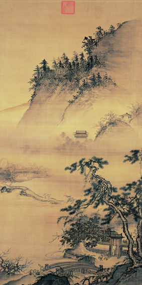 A001170中式风韵-山水风景-宋 佚名 春游晚归图