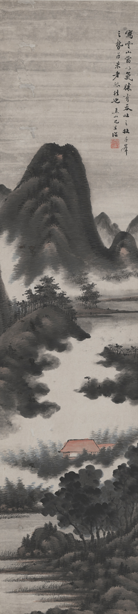 A001192中式风韵-山水风景-明俭-山水四条屏