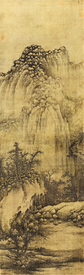 A001201中式风韵-山水风景-溪山兰若图