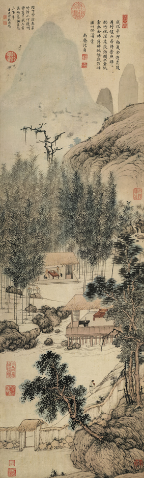 A001210中式风韵-山水风景-辽竹炉山房