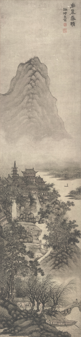 A001213中式风韵-山水风景-辽-虎阜春晴图