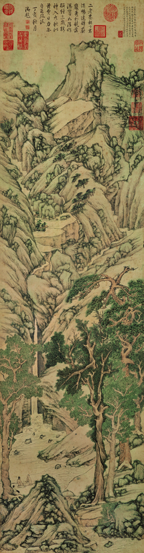 A001233中式风韵-山水风景-千岳竞秀图