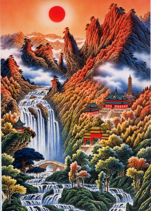 A1918中式风韵-山水风景