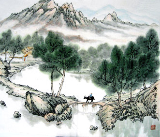 A3431中式风韵-山水风景