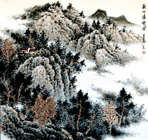 A4189中式风韵-山水风景