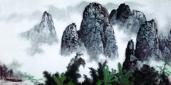 A004549中式风韵- 水墨画 山水