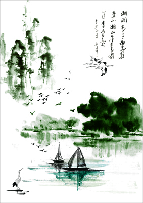A004632中式风韵-山水风景