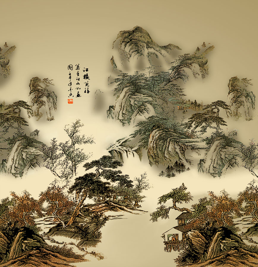 A013095-中式山水