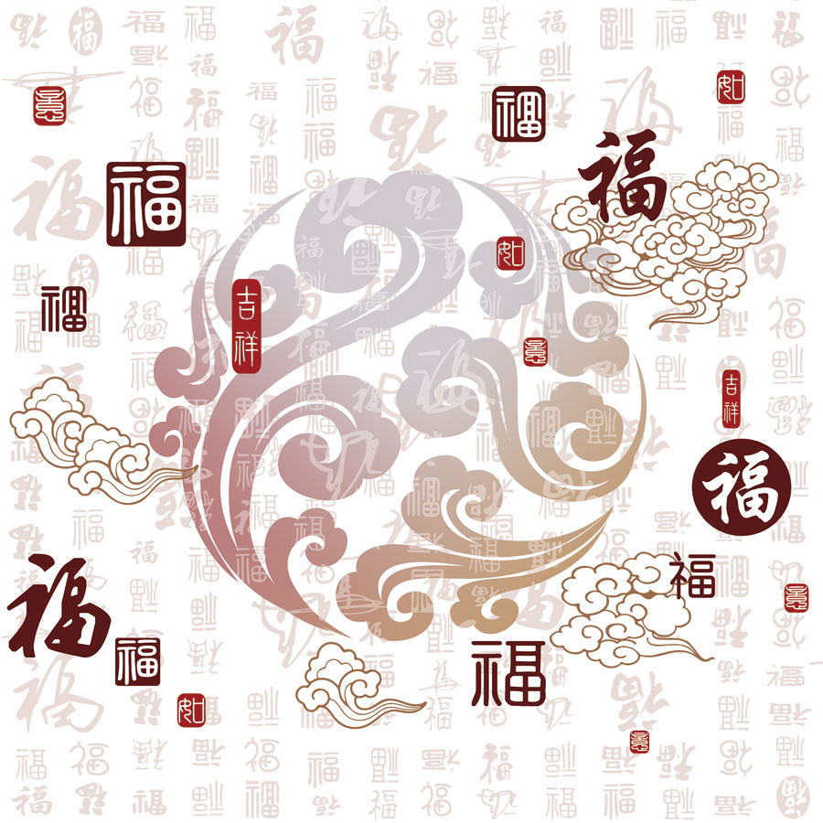 A013196-中式-字画-百福图
