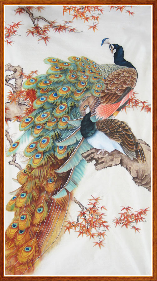 A013291-634中式风韵-动物-孔雀