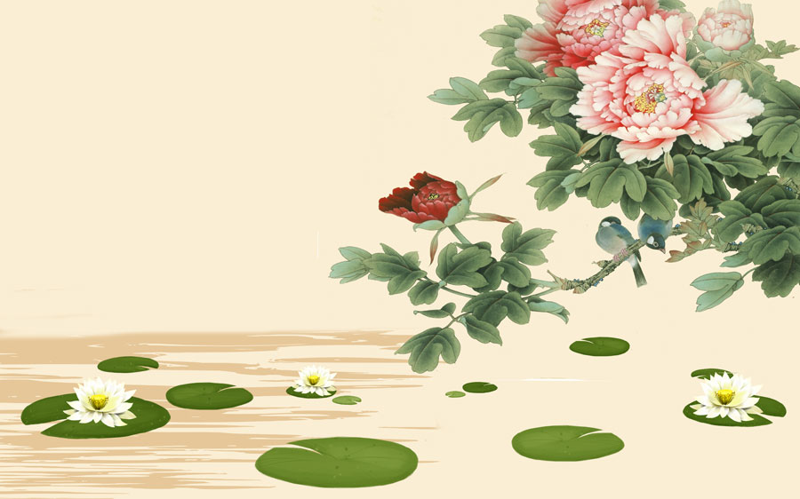 A013309-650中式风韵-牡丹花开