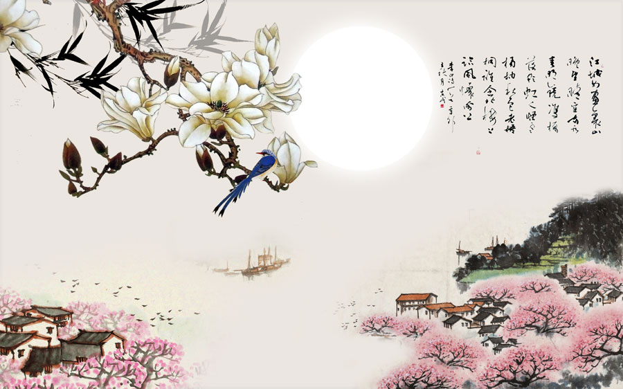 A013449-1251中式风韵-花鸟