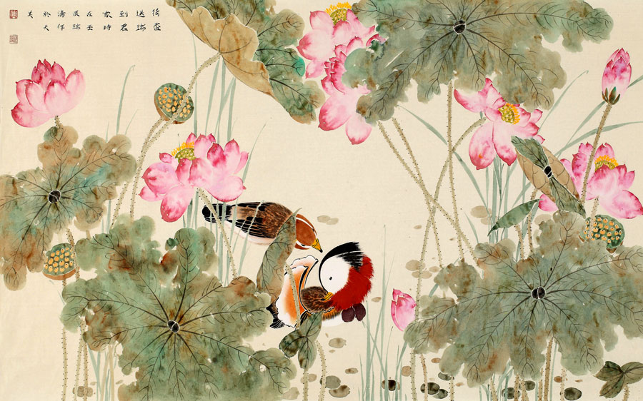 A013454-1270中式风韵-荷花